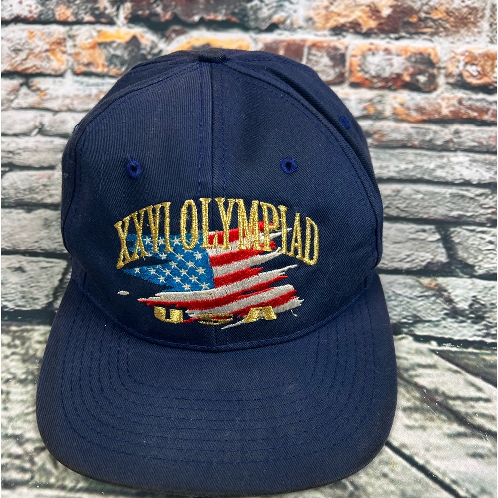 Vintage Atlanta 1996 Olympic Games XXVI‎ Olympiad USA Embroidered Snapback Hat